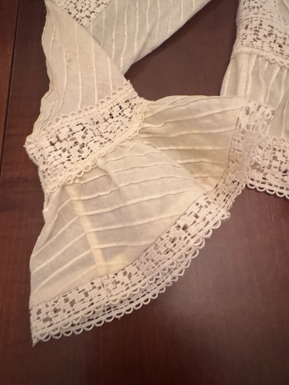 Zimmermann Ivory Lace Ruffle Blouse - Picture 6 of 9